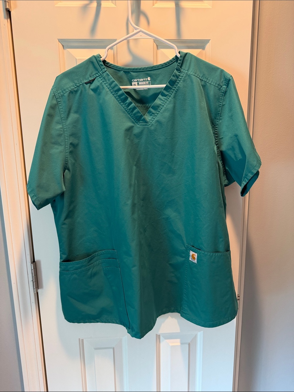 Hunter Green Women’s Carhartt Scrub Top